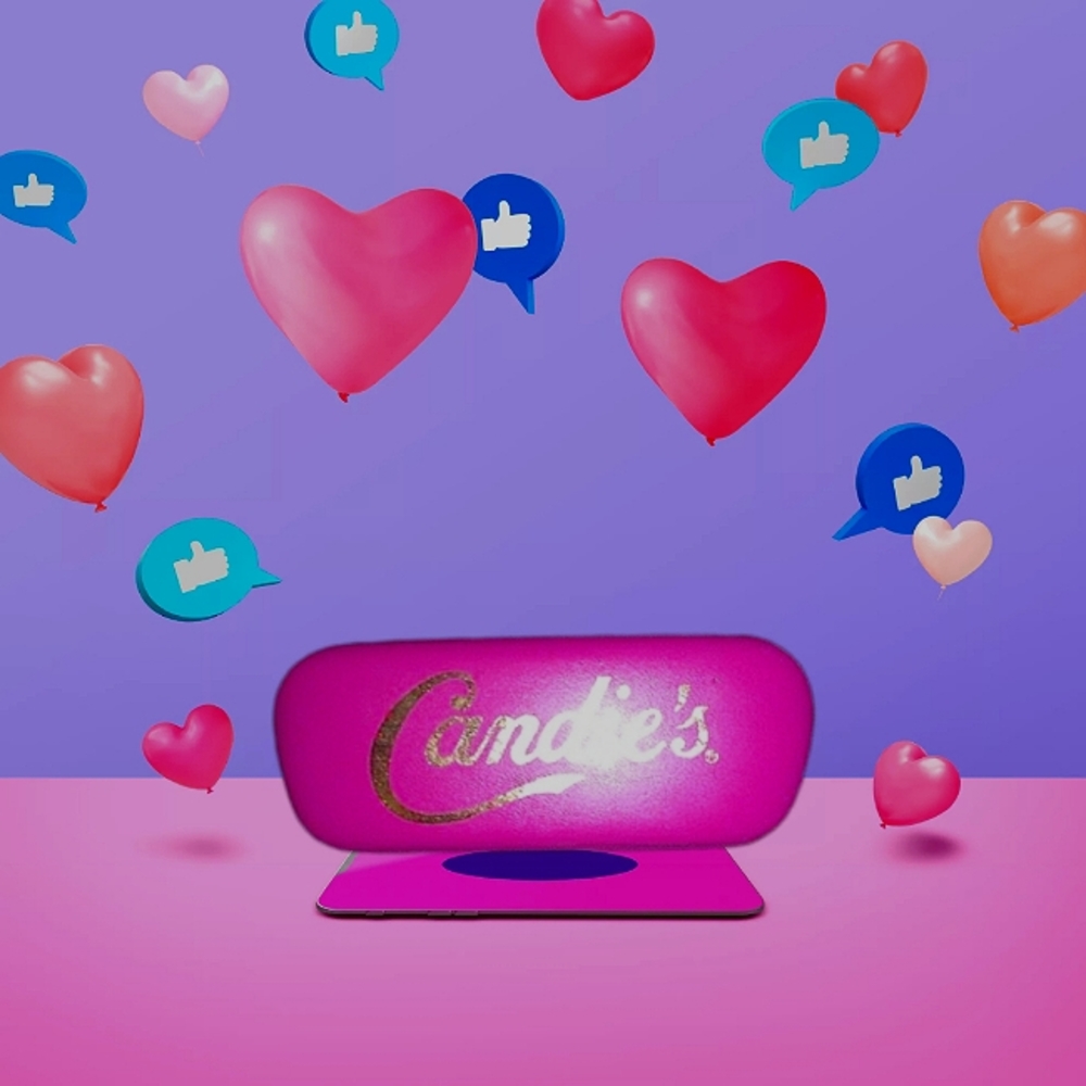 Candie's Pink Sunglasses & Eyeglasses Case